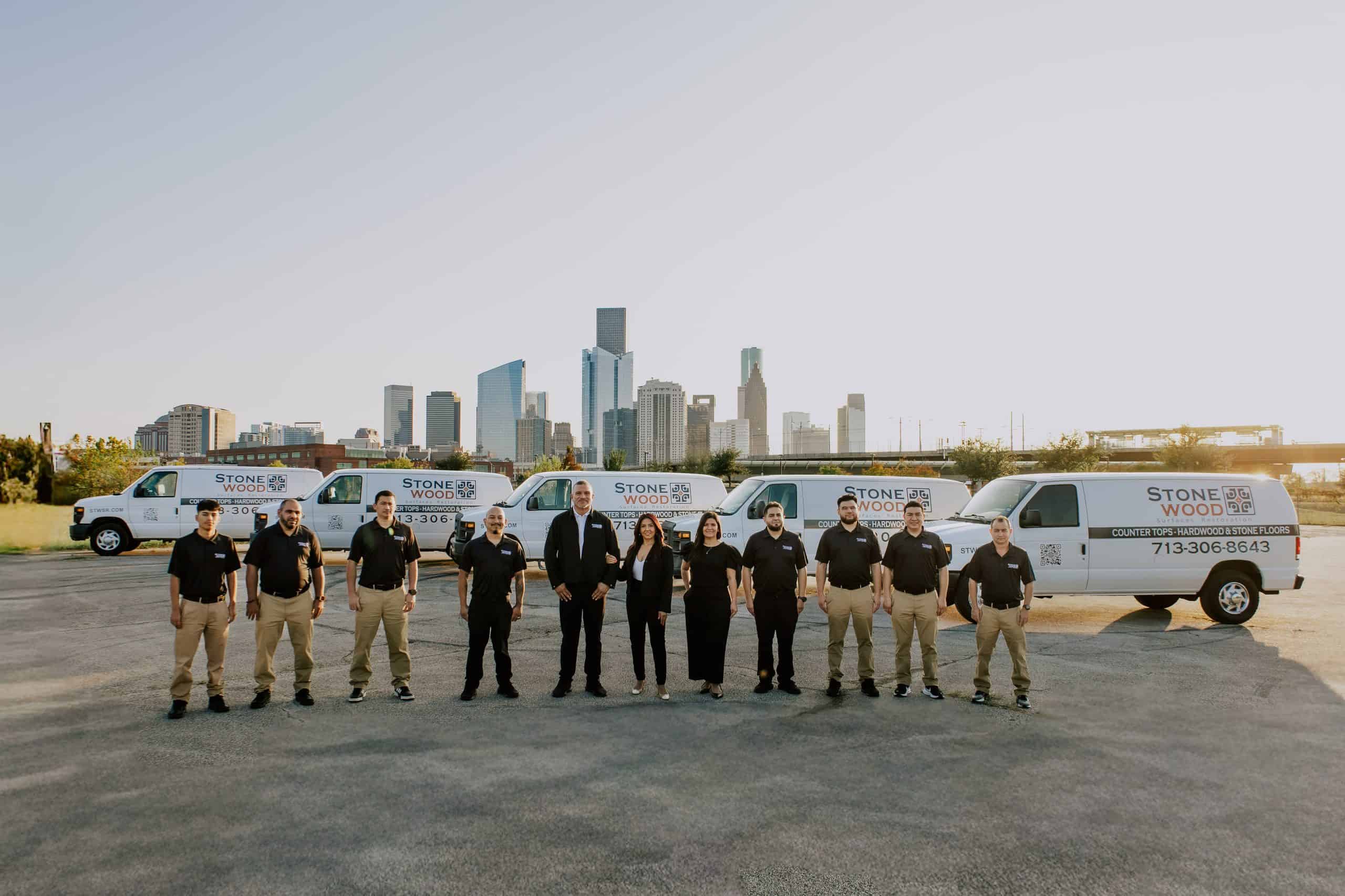 StoneWood Surfaces Restoration team in Houston