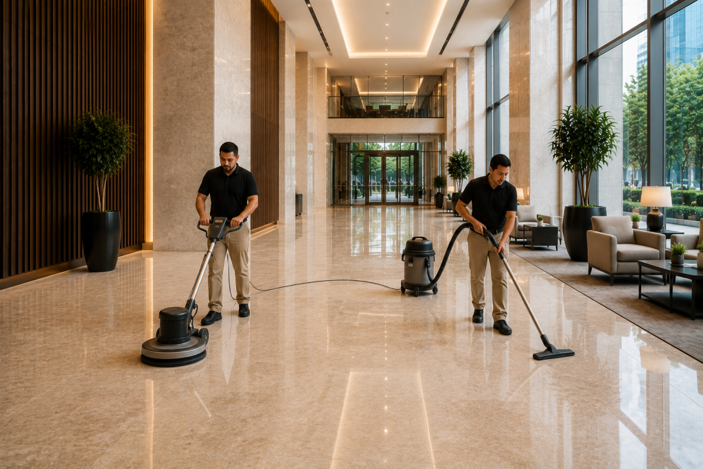 Customized commercial floor maintenance services in Houston TX