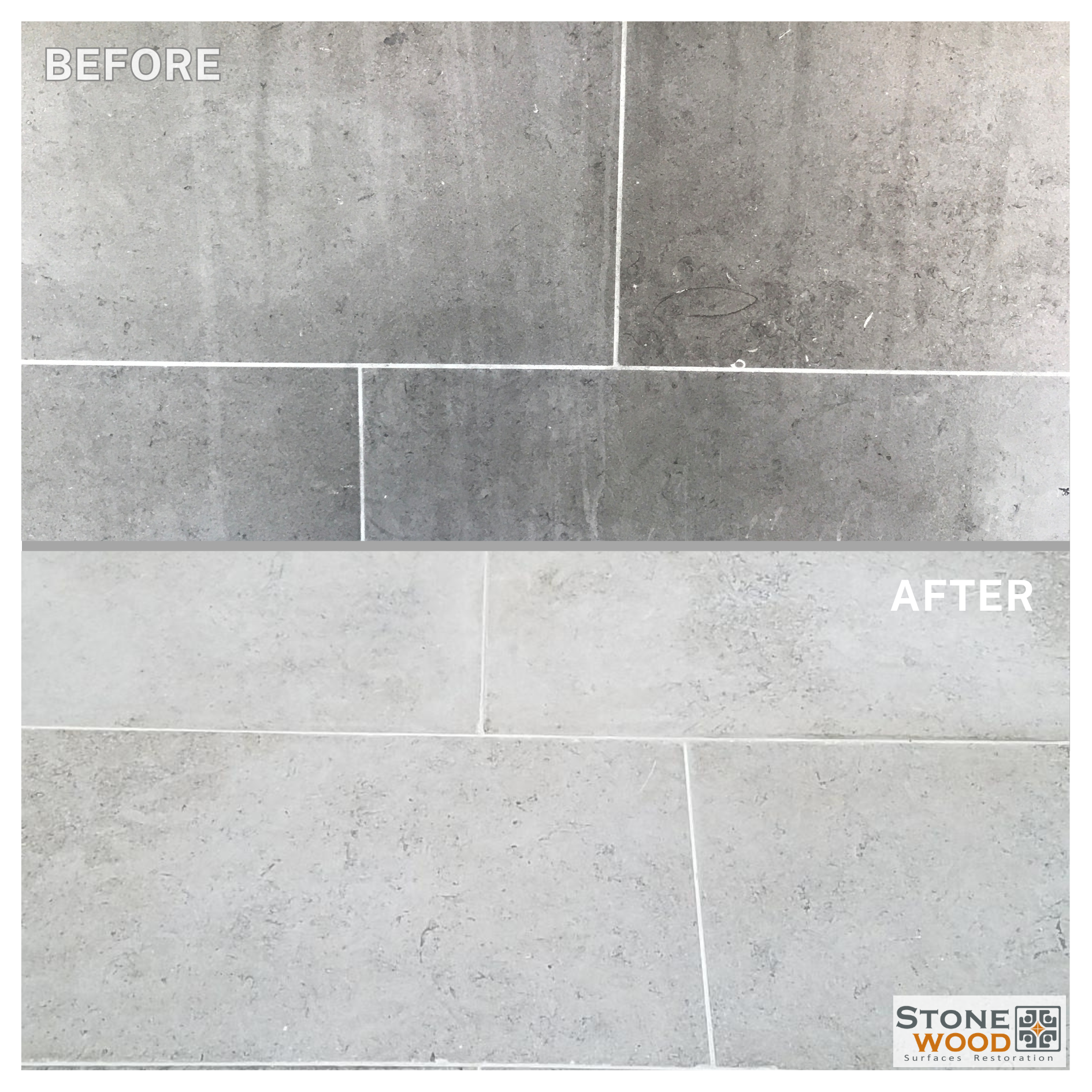 Limestone wall restoration in Houston