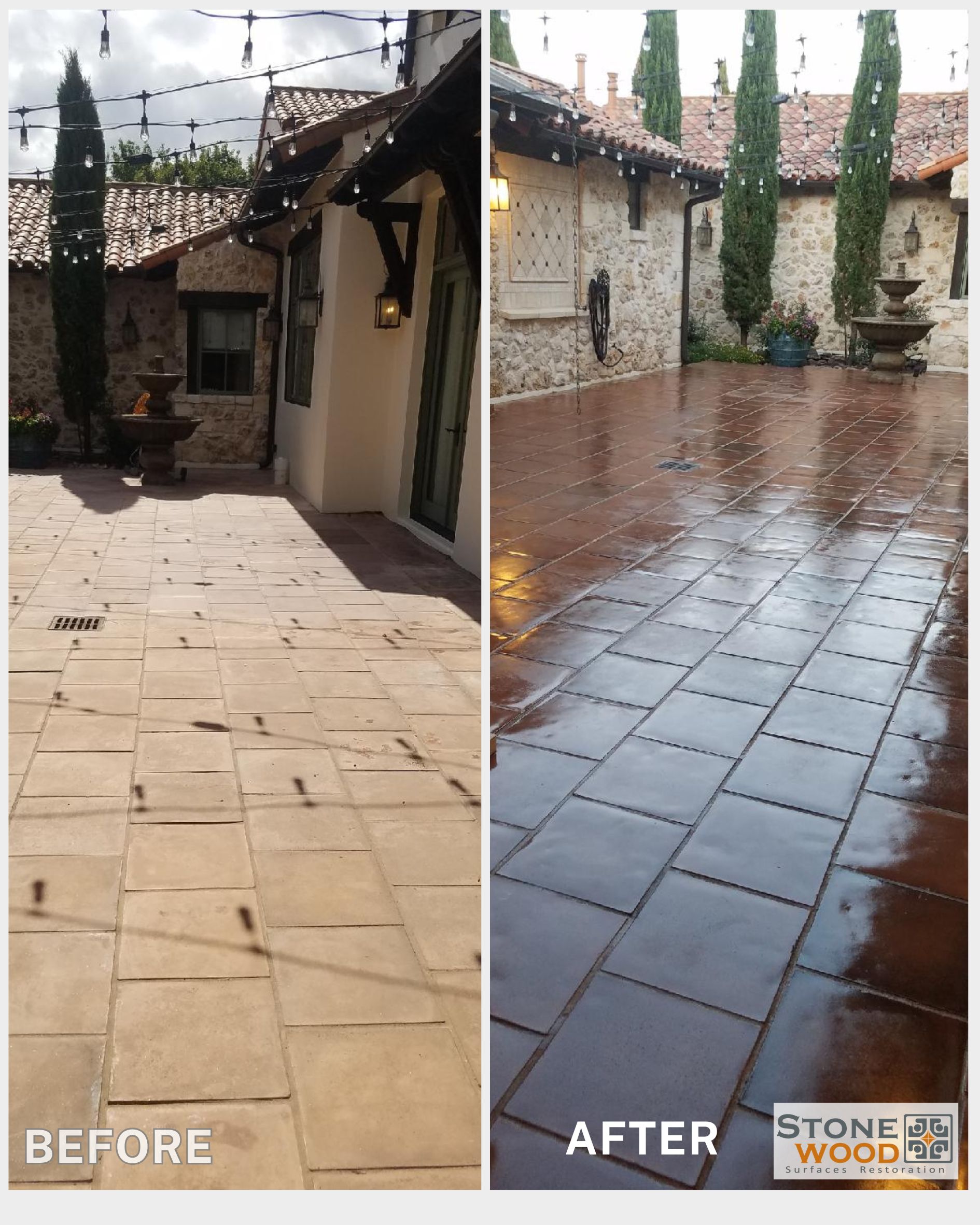 Commercial stone maintenance services in Houston