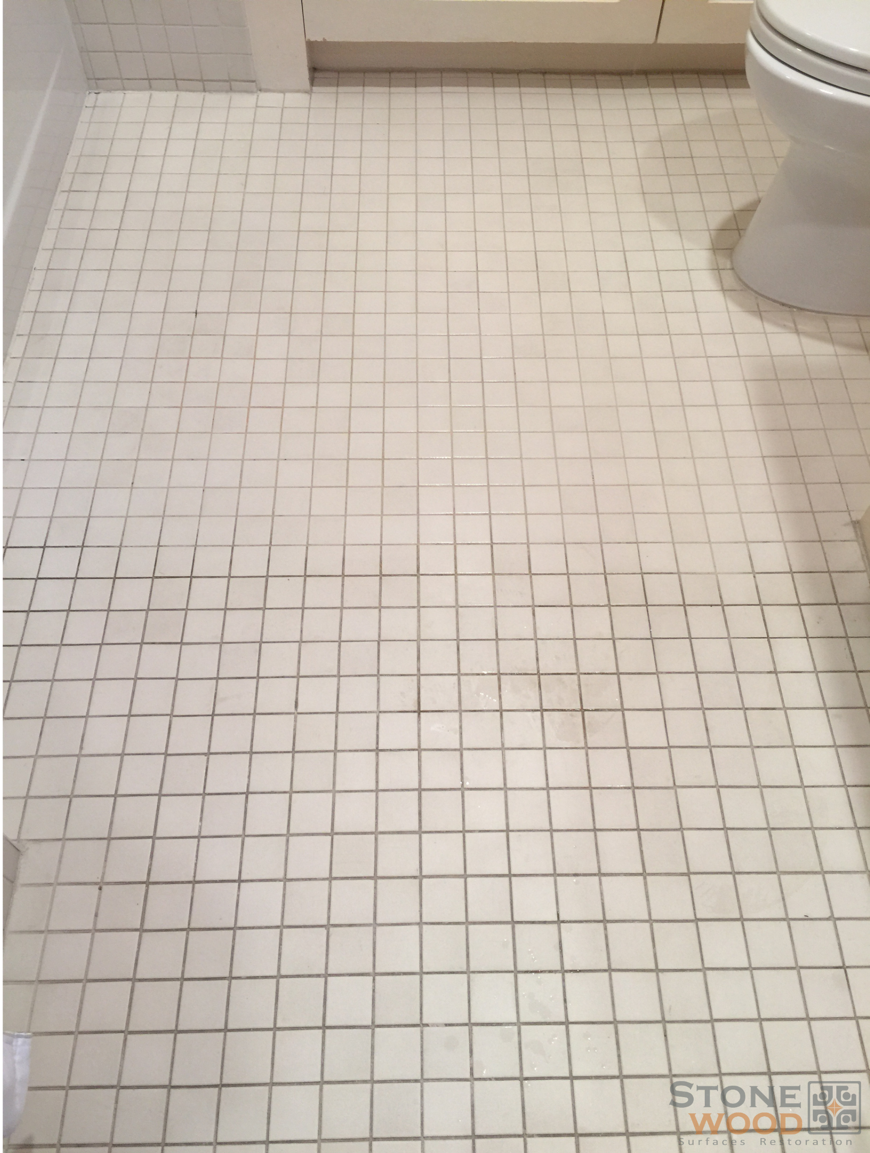 Tile and grout cleaning process in Houston